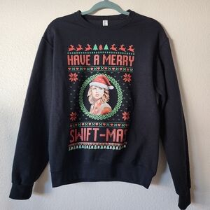 Taylor Swift Swiftmas Holiday Sweatshirt S